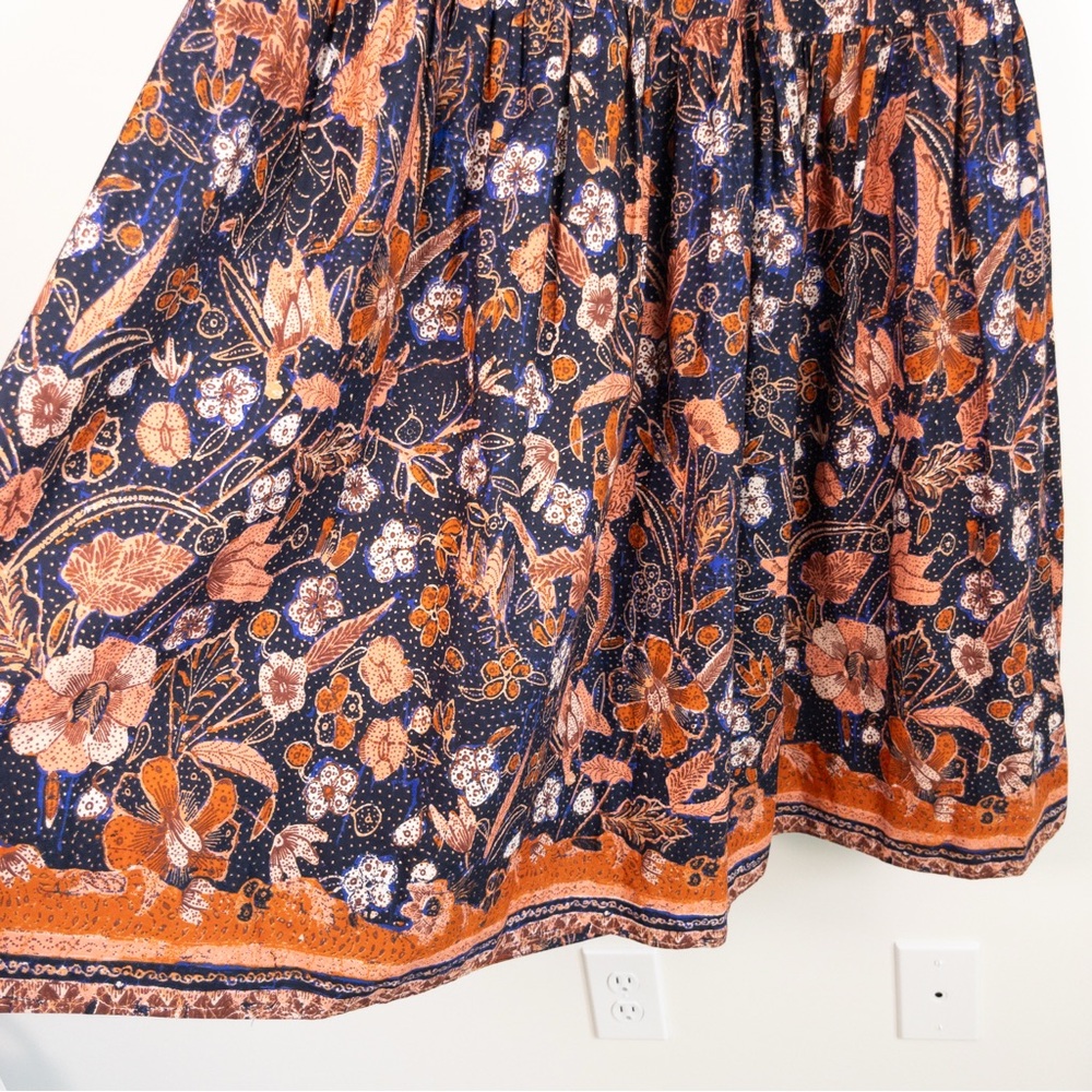 Ulla Johnson Arina Midnight Floral Midi Dress - Picture 7 of 15